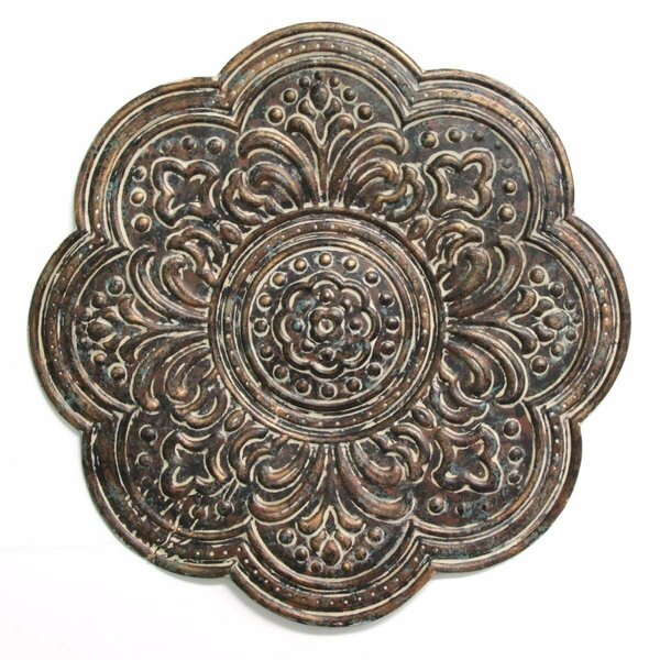 Kd Estanteria Rustic Bronze Medallion Wall Decor KD3088374